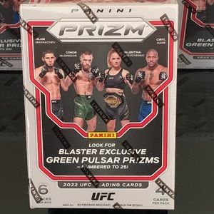 PANINI PRIZM UFC 2022 FACTORY SEALED BLASTER (6 PACK) BOX